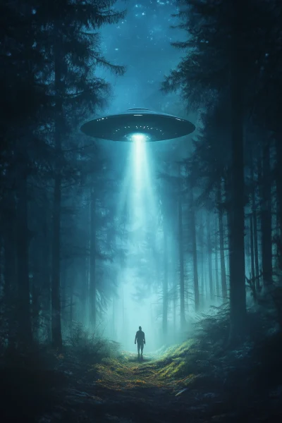 Alien Abduction in the Forest