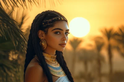 Ancient Egyptian Woman Portrait