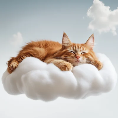 Somali Cat Dreaming