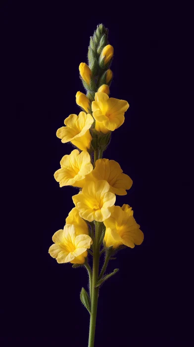 Yellow Verbascum Flower