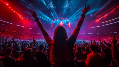 Concert Crowd at Madison Square Garden