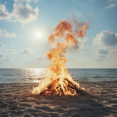 Beach Bonfire