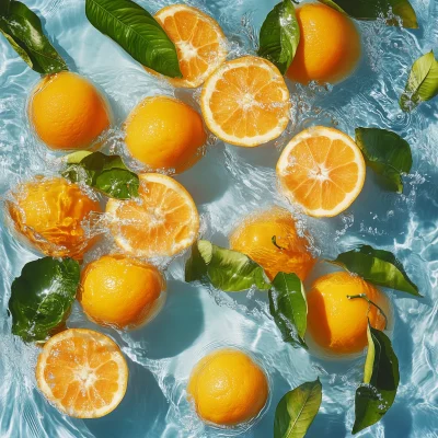 Oranges in Water