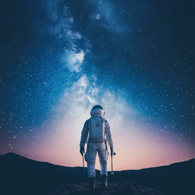 Astronaut in the Stars