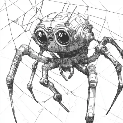 Wise Robotic Spider Weaving