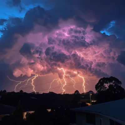 Incredible Lightning Storm