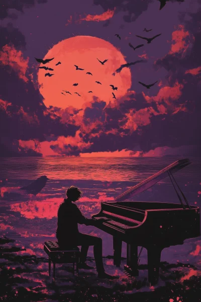 Sunset Piano Melody