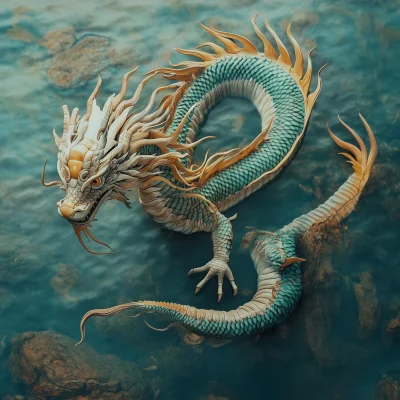 Asian Sea Dragon from Above