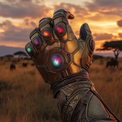 Infinity Gauntlet in a Safari