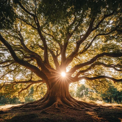 Majestic Forest Tree