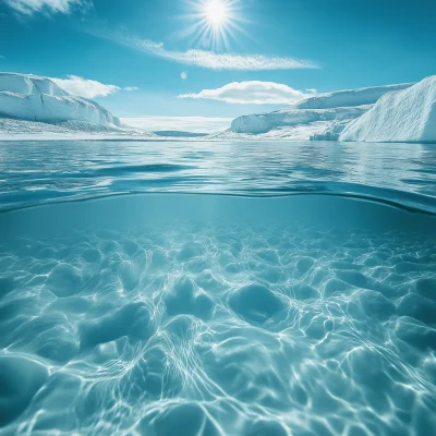 Arctic Water Scene