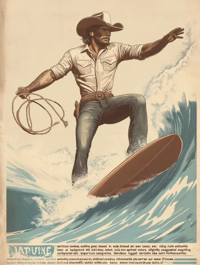 Cowboy Surfer