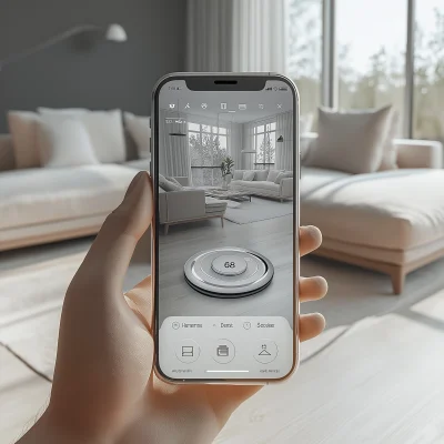 Smart Home Mopping Machine UI