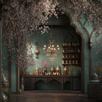 Exhibition Background for Karbala Perfumery