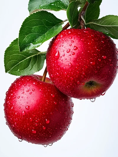 Red Apples on Branch