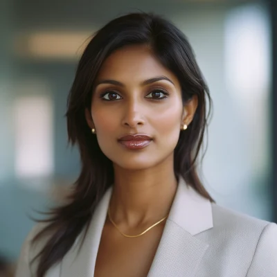 Confident South Asian Businesswoman