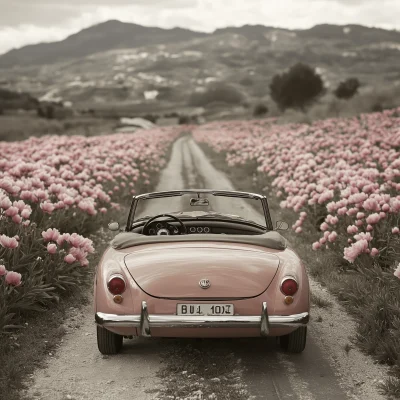 Convertible in Provence