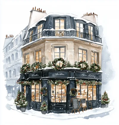 Winter in Parisian Boutique