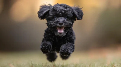 Poodle in Motion