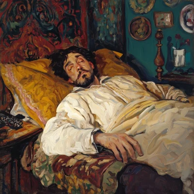 Oblomov in Bed