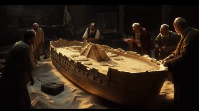 Experts Discussing Around a Sand Table