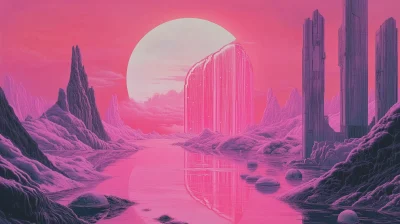 Pink Void of Space