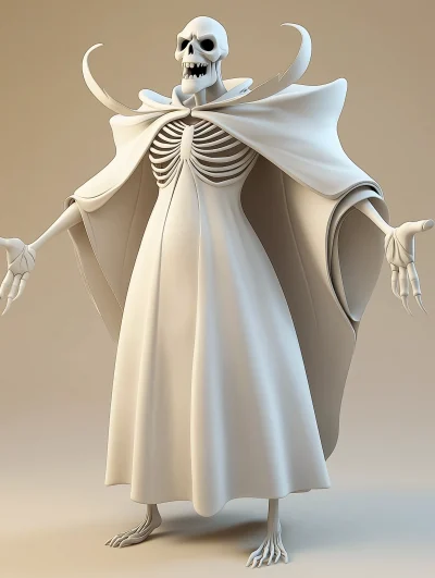 Cute 3D Ghost