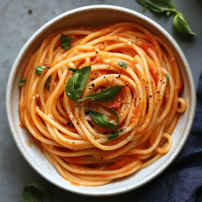 Spaghetti with Tomato Sauce