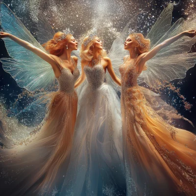 Enchanted Fairies Casting Spells