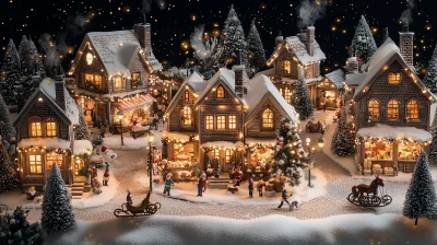 Magical Christmas Village