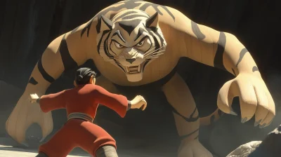 Showdown of Wu Song and Tiger