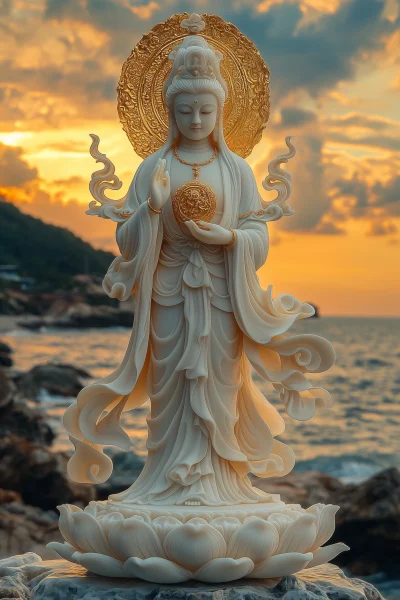 Jade Guanyin Statue