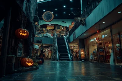 Halloween Shopping Mall