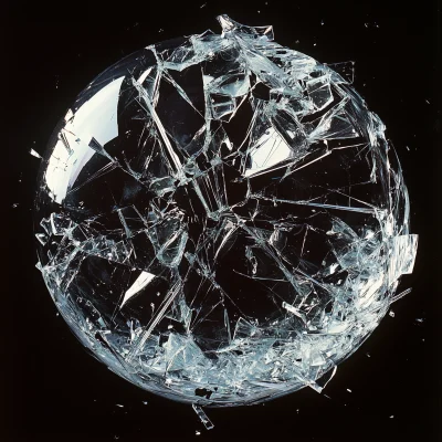 Shattered Glass Sphere