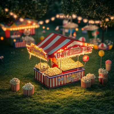 Popcorn Stall at Carnival