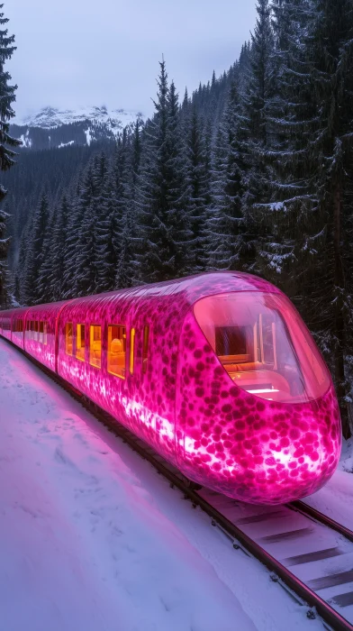 Luxury Raspberry Train