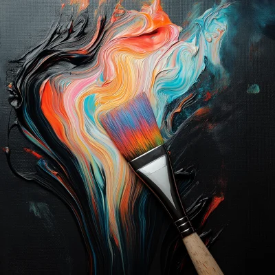 Colorful Brush Strokes