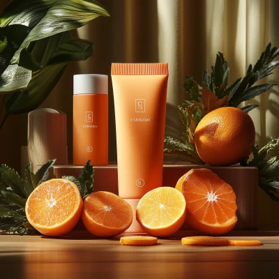 Orange Sunscreen Product