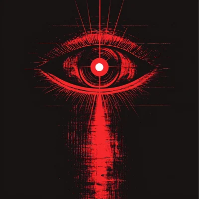 Digital Watcher Eye Icon