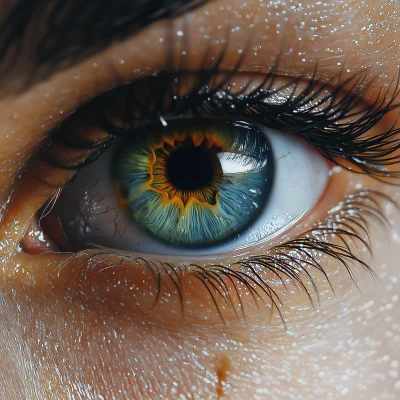 Close-up of Blue Eyes