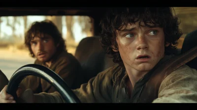 Frodo and Sam in the Bronco