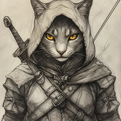 Oriental Cat Warrior