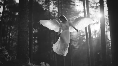 Angel in the Enchanted Woods