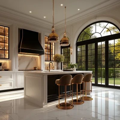 Luxury Neoclassical Kitchen