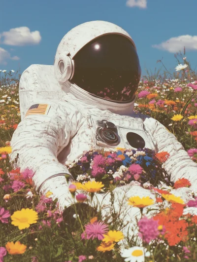 Astronaut in Daisies