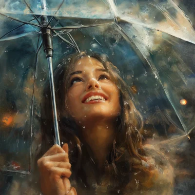 Smiling in the Rain