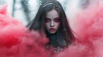 Gothic Winter Portrait