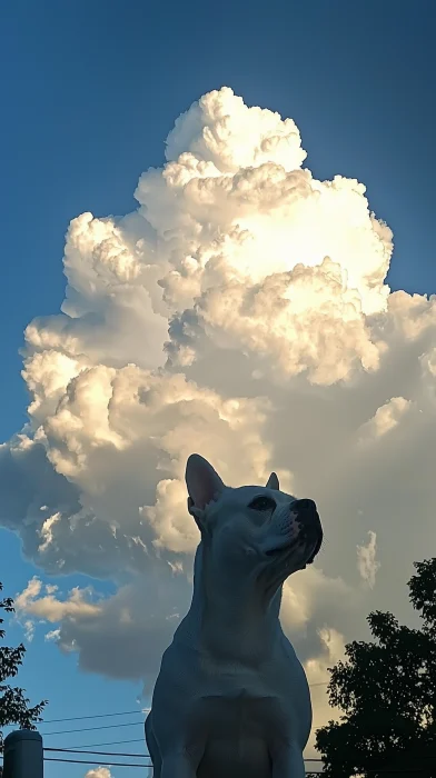 Cloud Shaped Like a Dog