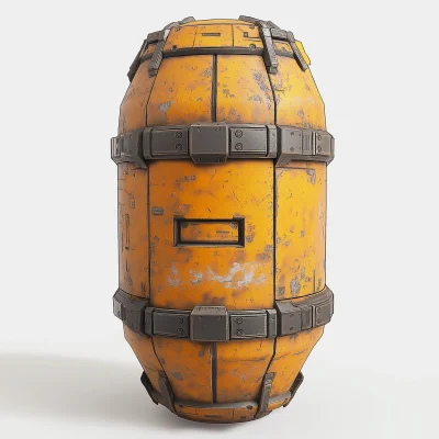 Futuristic Barrel Prop