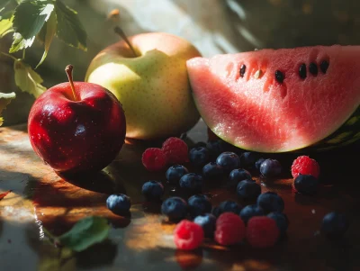 Fresh Fruits on Table